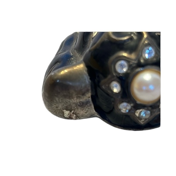 Vintage Edgar Berbi Ltd Ed Black Elephant Brooch. - Picture 6 of 6